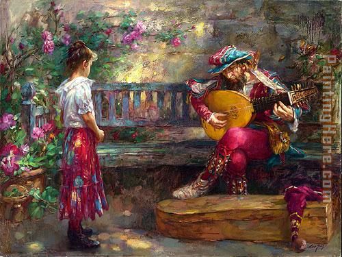 GIRL WITH MUSICIAN